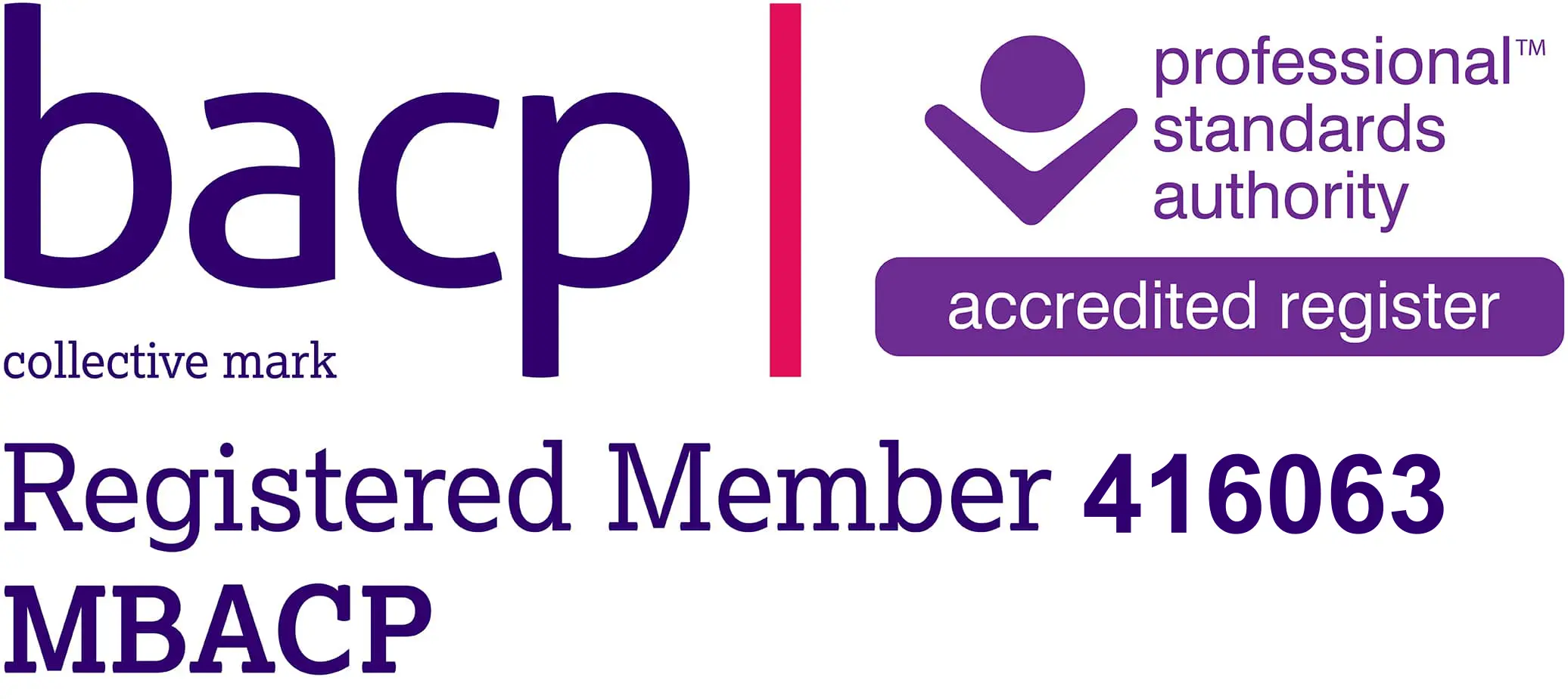 BACP Registered Member logo.